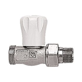   HERZ GP kézi radiátorszelep 1/2"-3/4" KM egyenes, eurokónuszos
